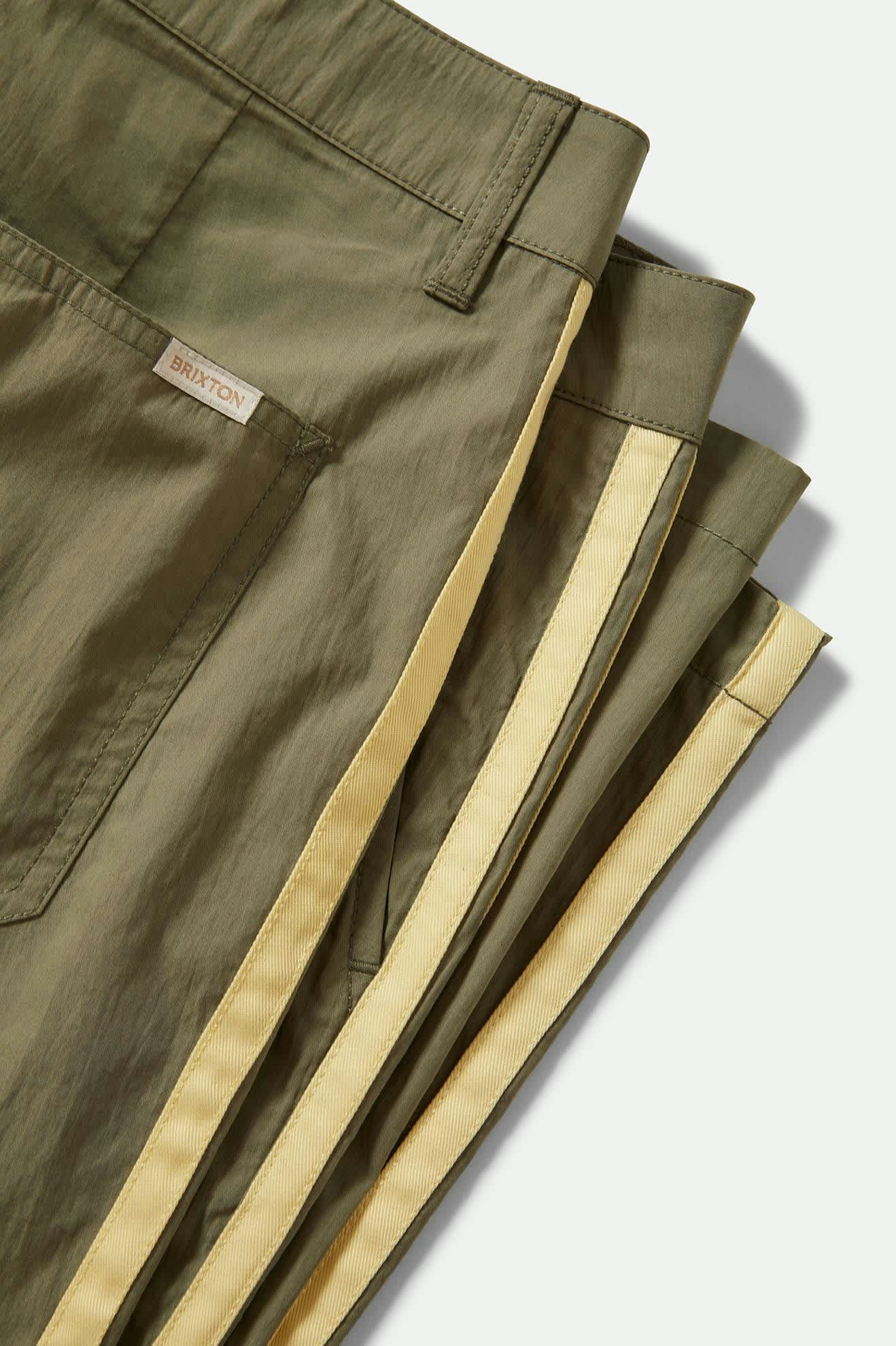 The Jane Lightweight Wide Leg Pant - Olive Surplus - Image 8